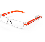 Octane Reading Glasses: Orange