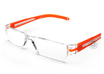 Octane Reading Glasses: Orange