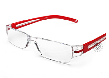 Octane Reading Glasses: Red